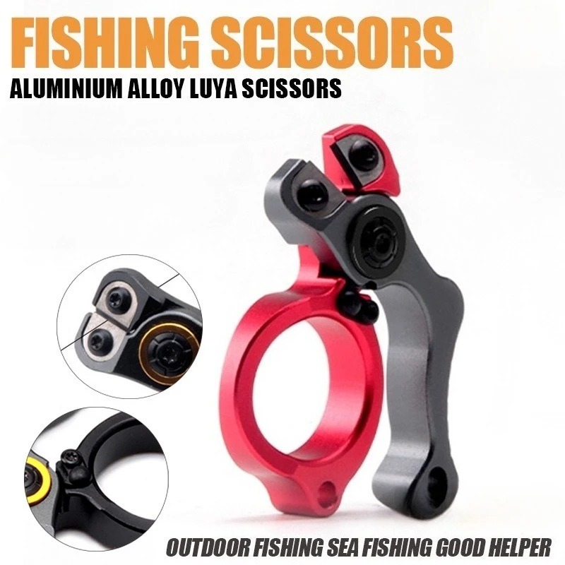 Baitcasting Reel - Outdoor-Angelwerkzeuge aus Aluminiumlegierung, Angelschnur-Schneider, scharfer Schnitt,